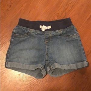 Blue jean shorts